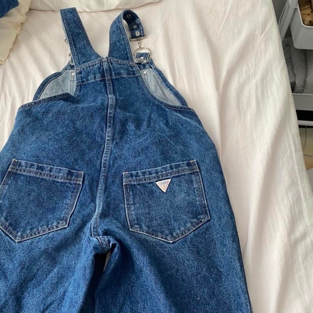 Guess Blue Denim Women’s Overalls - Picture 3 of 4